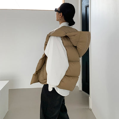 Chaleco Acolchado Ligero Estilo Coreano para Mujer - Image 11