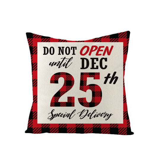 Funda de Almohada Navideña de Lino Estampado - Image 19