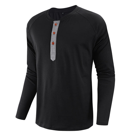 Camiseta Henley Grande para Hombre - Comodidad y Estilo - Image 6