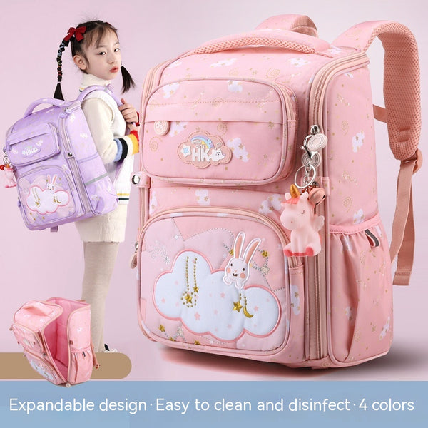 Mochila Escolar Tridimensional Estilo Occidental Ligera para Primaria