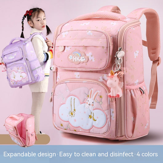 Mochila Escolar Tridimensional Estilo Occidental Ligera para Primaria - Image 2