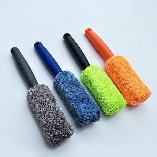 Cepillo para llantas con mango largo de microfibra - Image 11