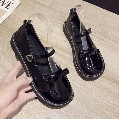 Zapatos Mary Jane de Cuero con Moño para Mujer - Image 3