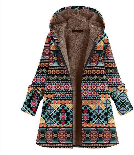 Chamarra Negra de Algodón Bordada Estilo Retro con Cierre - Image 11