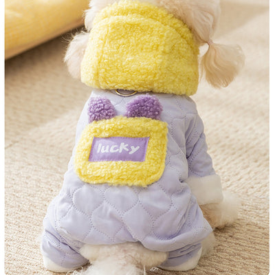 Abrigo Cálido para Perros y Gatos con Bolsillos - Ropa de Algodón para Mascotas en Otoño e Invierno - Image 37