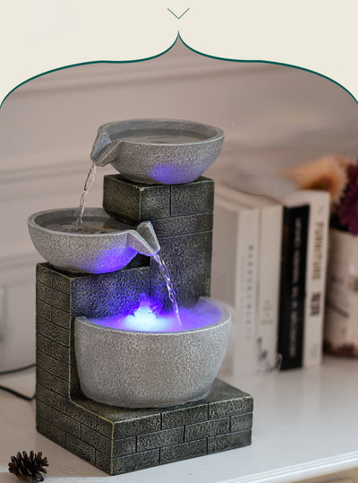 Humidificador de Escritorio Minimalista con Fuente de Agua - Image 13