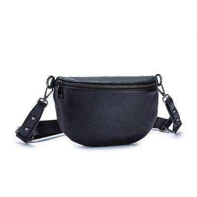 Bolso Mensajero de Cuero Genuino para Mujer - Diseño Minimalista Premium - Image 6