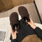 Pantuflas de Algodón Acolchadas Plus Size con Terciopelo