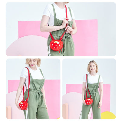 Bolsa Bandolera Infantil Diseño Fresa - Cartera Cruzada para Niños - Image 5
