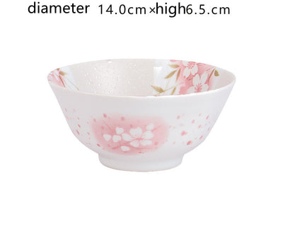 Juego de Vajilla Cerámica Mino-yaki Flor de Cerezo Importada de Japón - Image 7