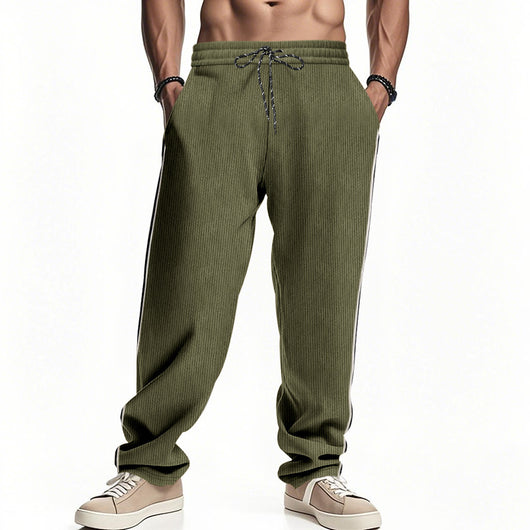 Pantalones de Chándal Holgados con Franja Lateral para Hombre - Image 22