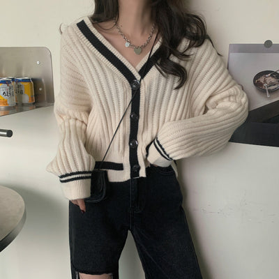 Cardigan Tejido Retro Gentle Wind para Mujer - Image 6