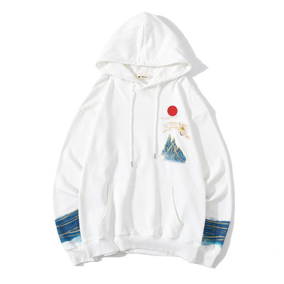 Sudadera con Capucha Oversized National Tide - Bordado Unisex Estilo Urbano - Image 3