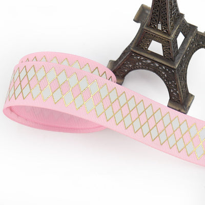 Cinta Decorativa Bronceada con Textura Geométrica de 25mm - Image 8
