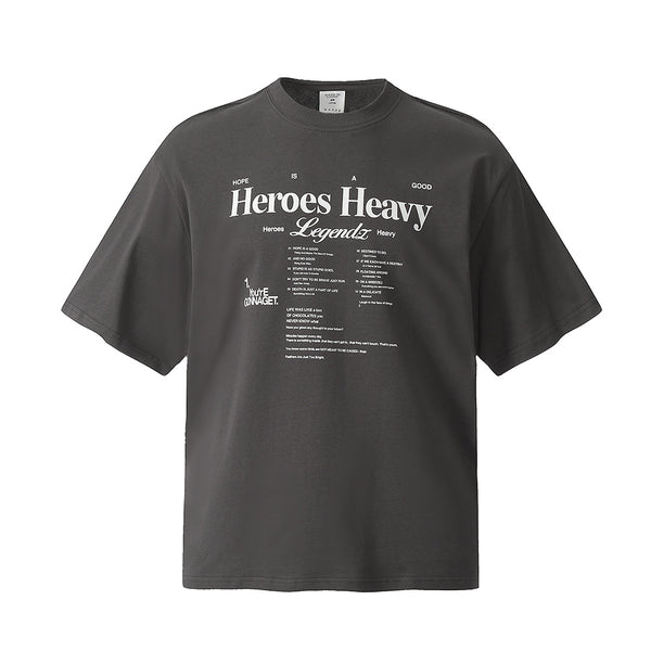 Camiseta Estampada con Letras para Hombre