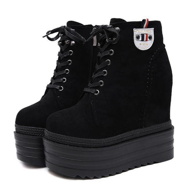 Botas Martin Estilo Salvaje con Aumento Interno 14CM para Mujer - Image 6