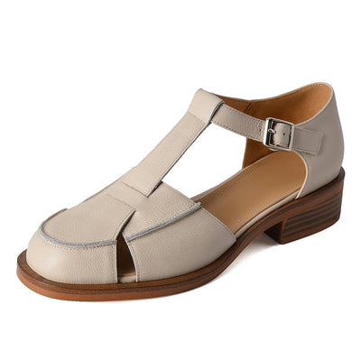Sandalias Retro Mujer con Diseño Hueco - Comodidad Vintage - Image 5