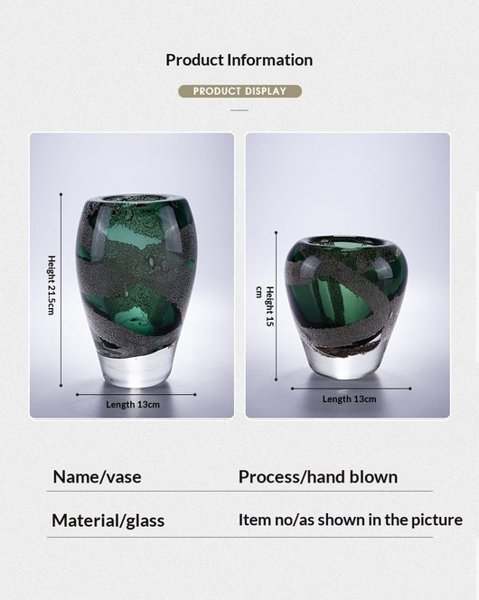 Jarrones de Cristal Decorativos para Hoteles y Casas Modernas - Image 8