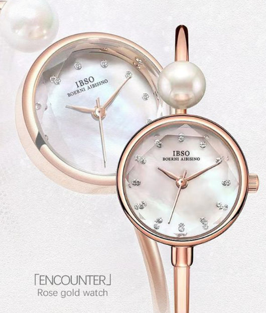 Reloj Pulsera Mujer con Esfera Nácar Perla - Image 10