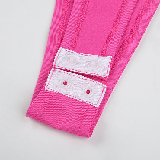 Body Cuello Alto Ajustado con Detalle de Letras - Image 19