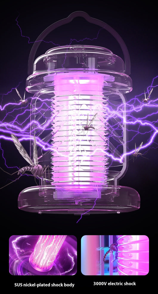 Lámpara Mata Mosquitos con Descarga Eléctrica - Repelente de Insectos - Image 16