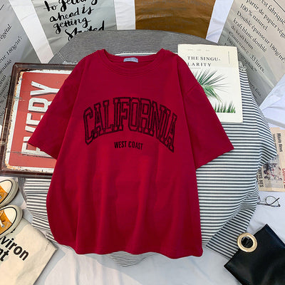 Playera Casual Harajuku para Mujer con Estampado Verano - Image 24