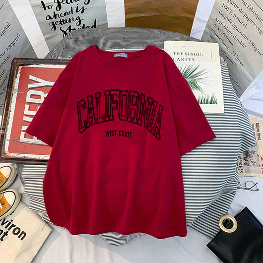 Playera Casual Harajuku para Mujer con Estampado Verano - Image 24