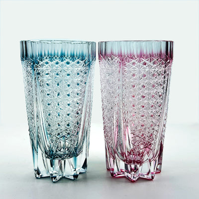 Copas de Cristal Tourmalina Edo Japonés para Parejas - Image 6