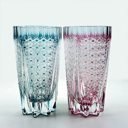 Copas de Cristal Tourmalina Edo Japonés para Parejas - Image 6