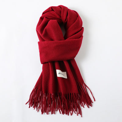 Pashmina Elegante con Borlas - Abrigo Artificial Cashmere Suave y Cálido - Image 7
