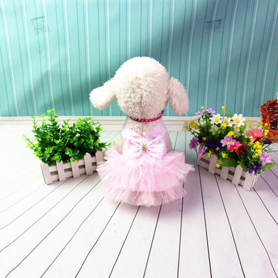 Falda Pastel Rayada Apta para Mascotas - Image 13