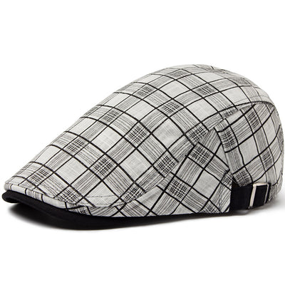 Boina Cuadriculada Ligera para Hombre - Perfecta para Verano - Image 7
