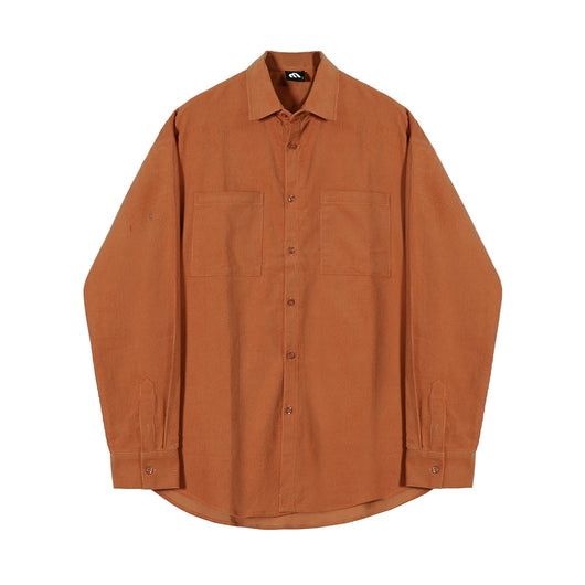 Camisa Retro Casual de Manga Larga para Hombre - Versátil y Atemporal - Image 5