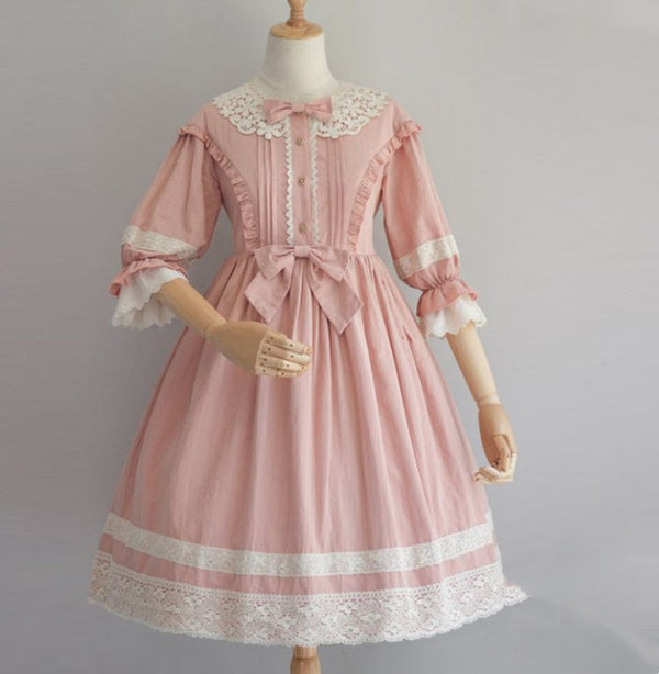Vestido de Fiesta con Lazos de Encaje - Image 5