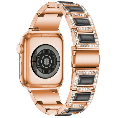 Reloj de Acero Inoxidable con Ópalos y Diamantes Incrustados - Image 5