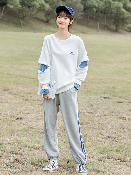 Sudadera Coreana Suelta con Capucha y Cuello Redondo - Primavera - Image 9