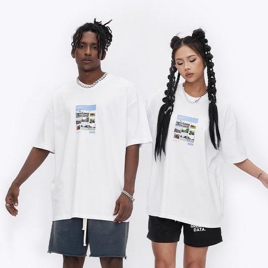 Camisa Manga Corta con Estilo Personalidad para Hombre - Image 2