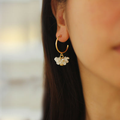 Conjunto de Joyería en Porcelana Hueso con Diseño Artístico Osmanthus - Image 20