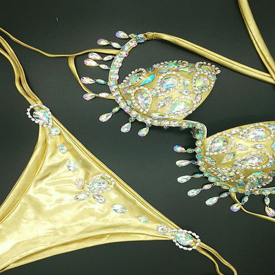 Bikini Diamante con Costuras Elegantes para Mujer - Image 8