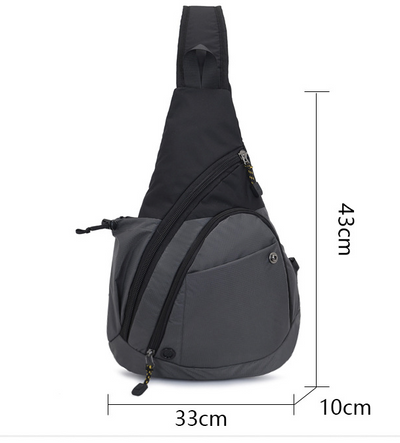 Bolsa de Pecho Impermeable Multifuncional para Hombre - Estilo Europeo y Americano - Image 7