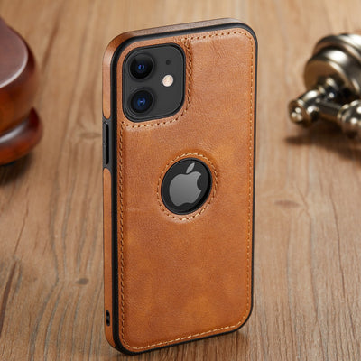 Funda para Celular con Patrón de Cuero y Costuras Decorativas - Image 6