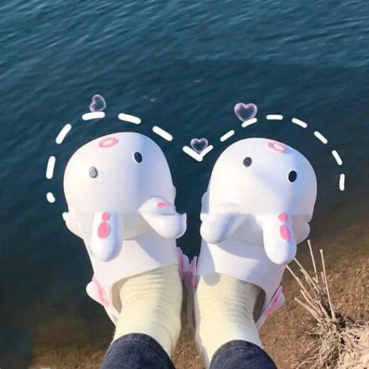 Zapatos Infantiles Antideslizantes con Diseño de Conejito