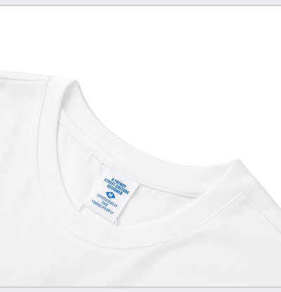 Camiseta Suelta con Estampado de Letras para Hombre - Image 2