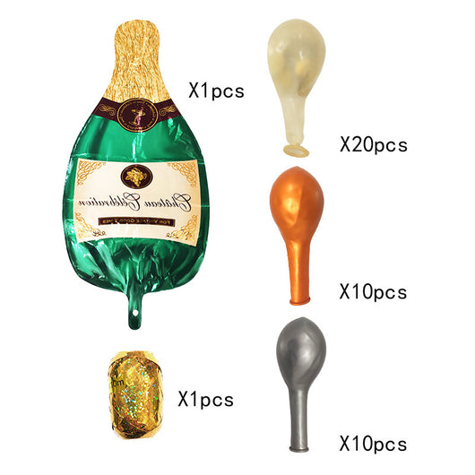 Globos de Aluminio Botella de Champagne para Fiestas de Cumpleaños - Image 4