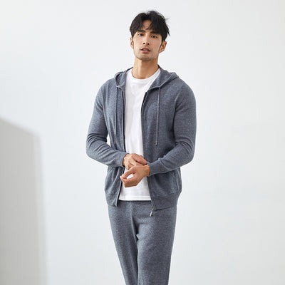 Cardigan Deportivo Casual con Capucha para Hombre - Image 7