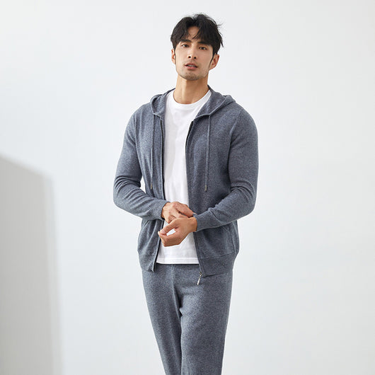 Cardigan Deportivo Casual con Capucha para Hombre - Image 7