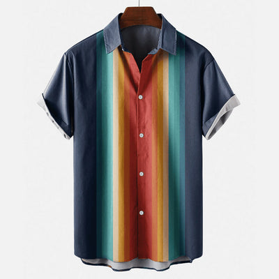 Camisa Casual Talla Grande para Hombre con Impresión 3D Digital Verano - Image 4