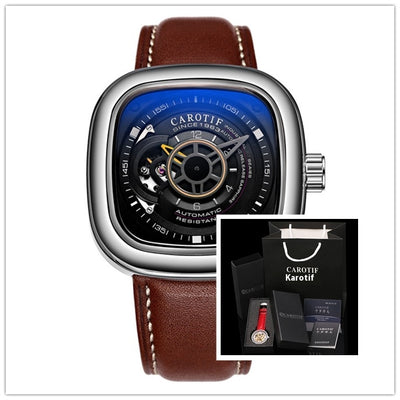 Reloj Mecánico Automático Cuadrado Hueco para Hombre - Estilo Hot Blast Dunk - Image 18