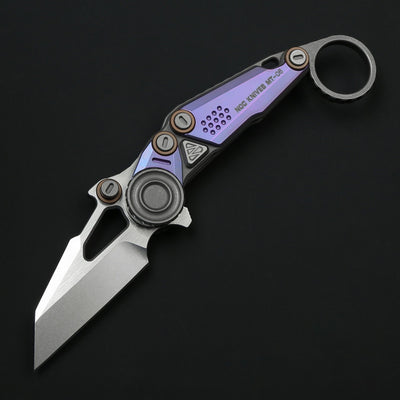 Cuchillo Plegable M390 Defensa Personal Exterior Filo Profesional - Image 11