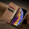 Funda Magnética de Cuero para Teléfono con Cartera Integrada